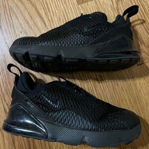 Girls Black Nike Airmax 270 Size 10c